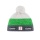 Polar Bear Winter Hat Star SP with Pom Pom grey/green/white Kids